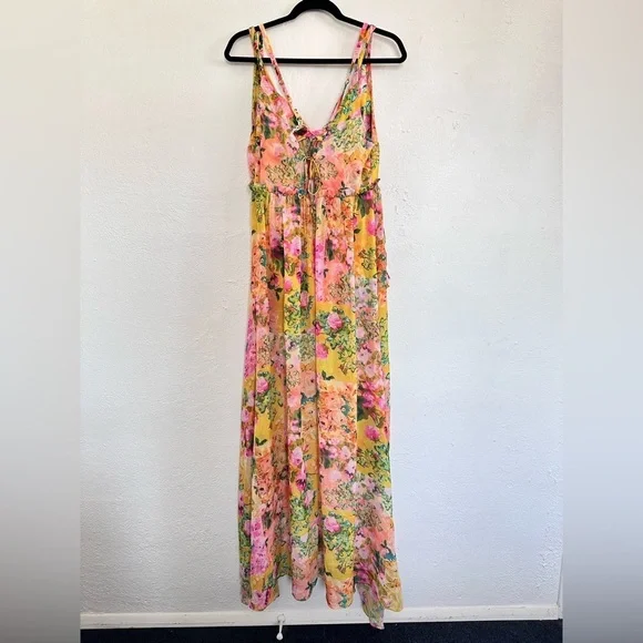 For Love And Lemons Floral High Low Dress - Picture 5 of 10